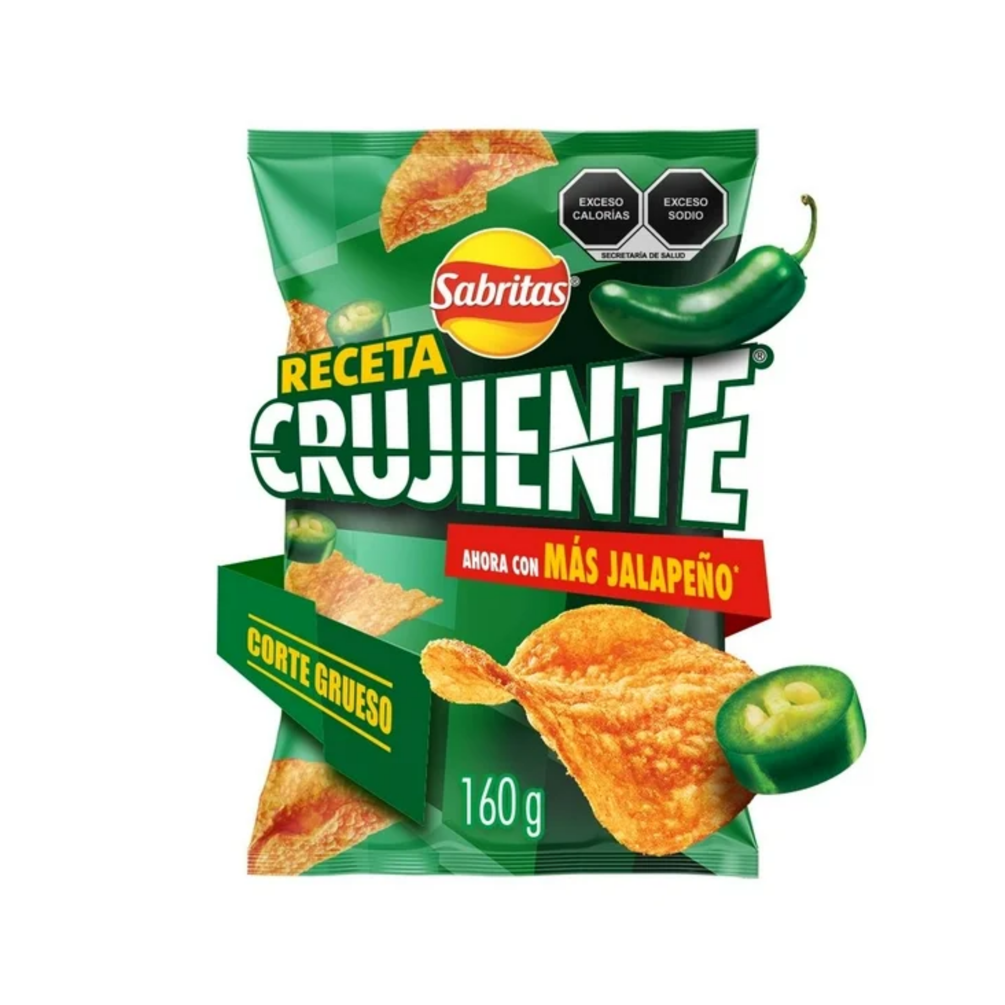 Receta Crujientes Jalapeño 160 GR