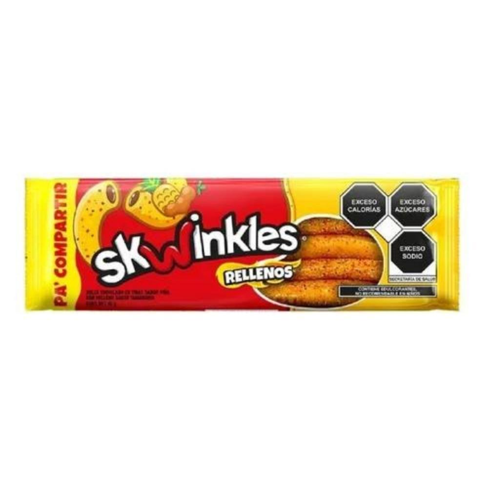 Skwinkles Rellenos Sabor Piña Tamarindo 12 piezas